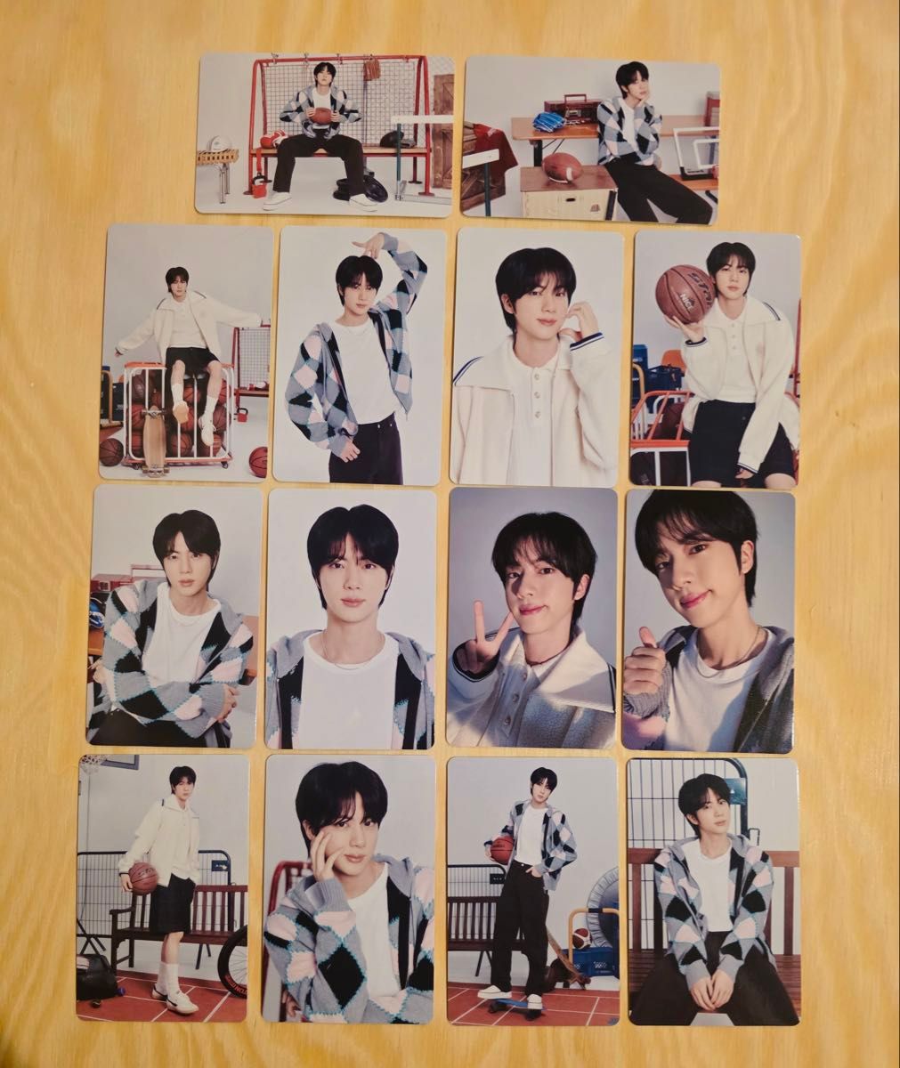 BTS ジン RUNSEOKJIN in JAPAN ランダム フォトカード 14枚