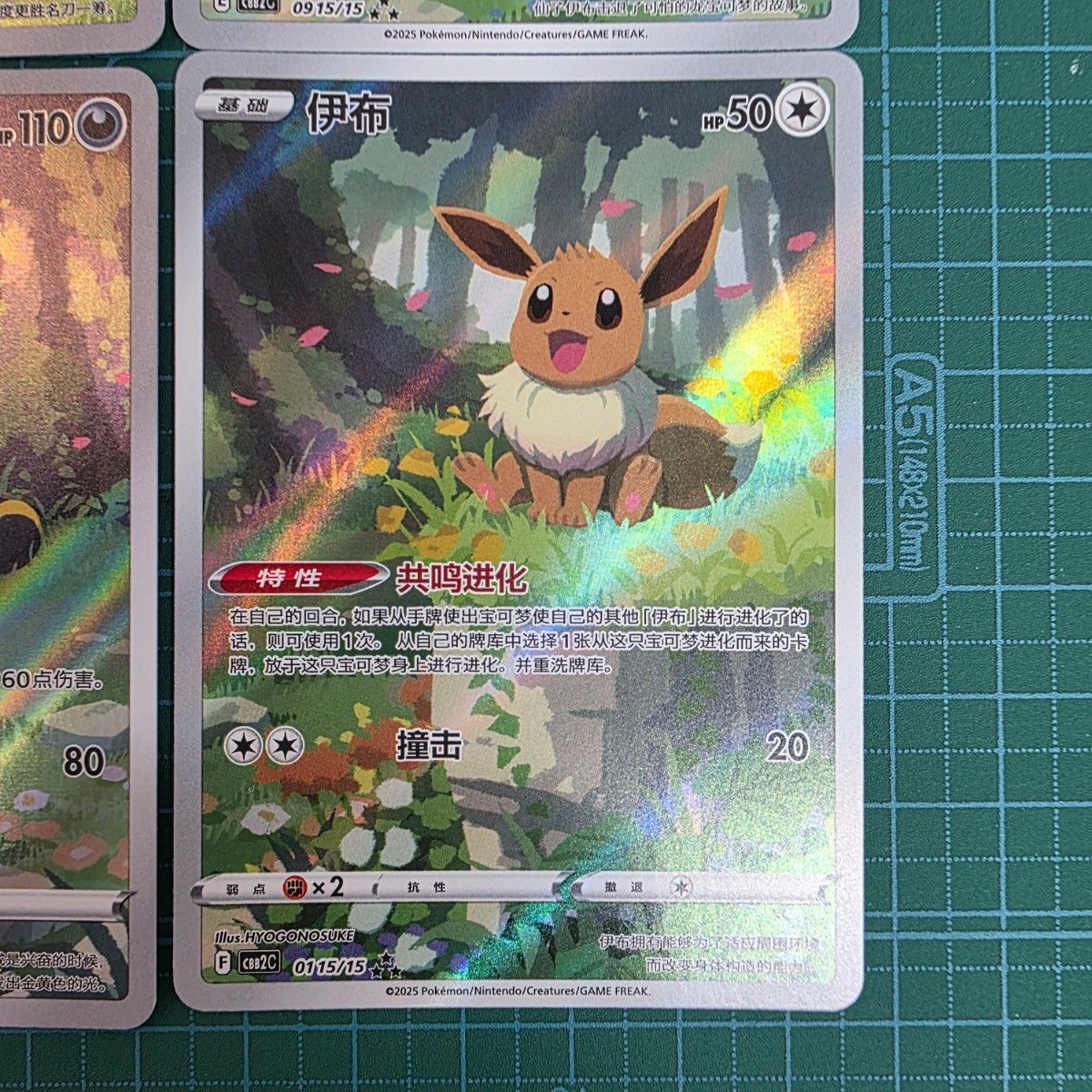 ポケモンカードゲーム ブラッキー ニンフィア リーフィア イーブイ AR