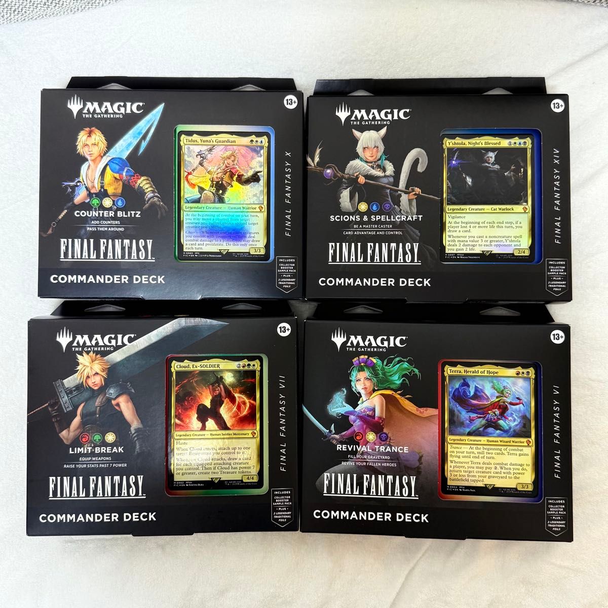 4個セット】MTG FINAL FANTASY 統率者デッキセット 未開封｜Yahoo