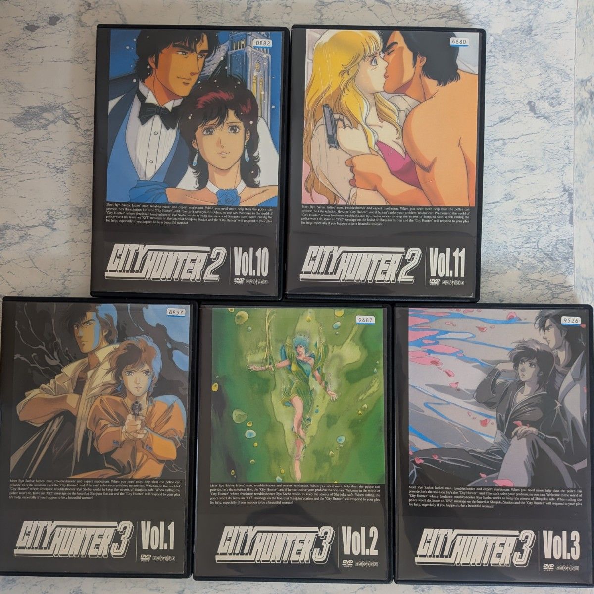 DVD シティーハンター 1期~4期 劇場版 全28巻 不織布ケース｜Yahoo