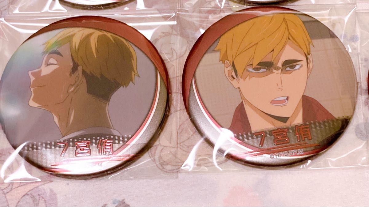 ハイキュー ジャンプショップ限定 名場面缶バッジ 稲荷崎ver