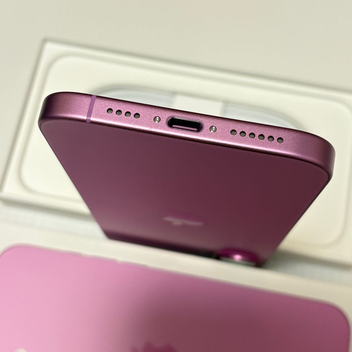 充放電1回 新品に近い iPhone16Plus 128GB SIMフリー 本体 ピンク