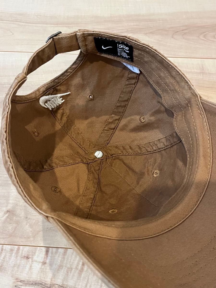 NIKE キャップ ブラウン just do it ナイキ ブラウン キャップ Just do