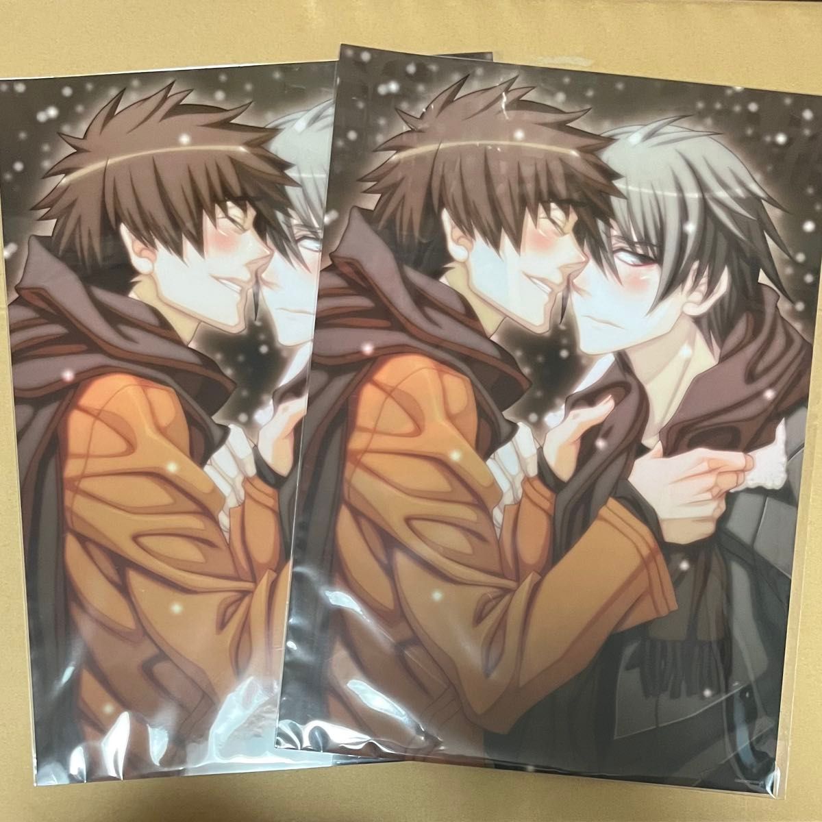 咎狗の血 eeoくじ A賞 A3クリアポスター アキラ ケイスケ 2点セット