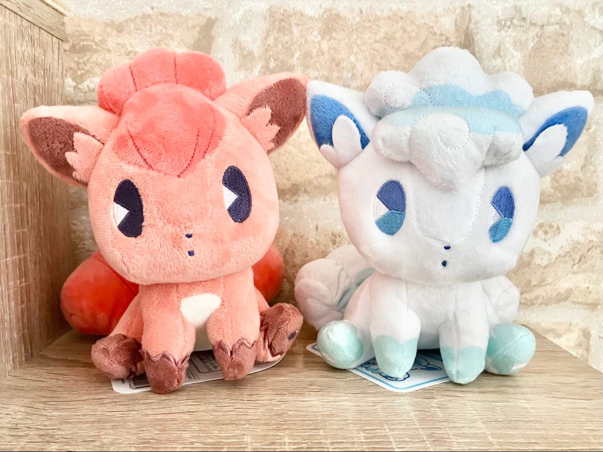 タグ付きセット ポケモンセンター限定 サイコソーダぬいぐるみ ロコン