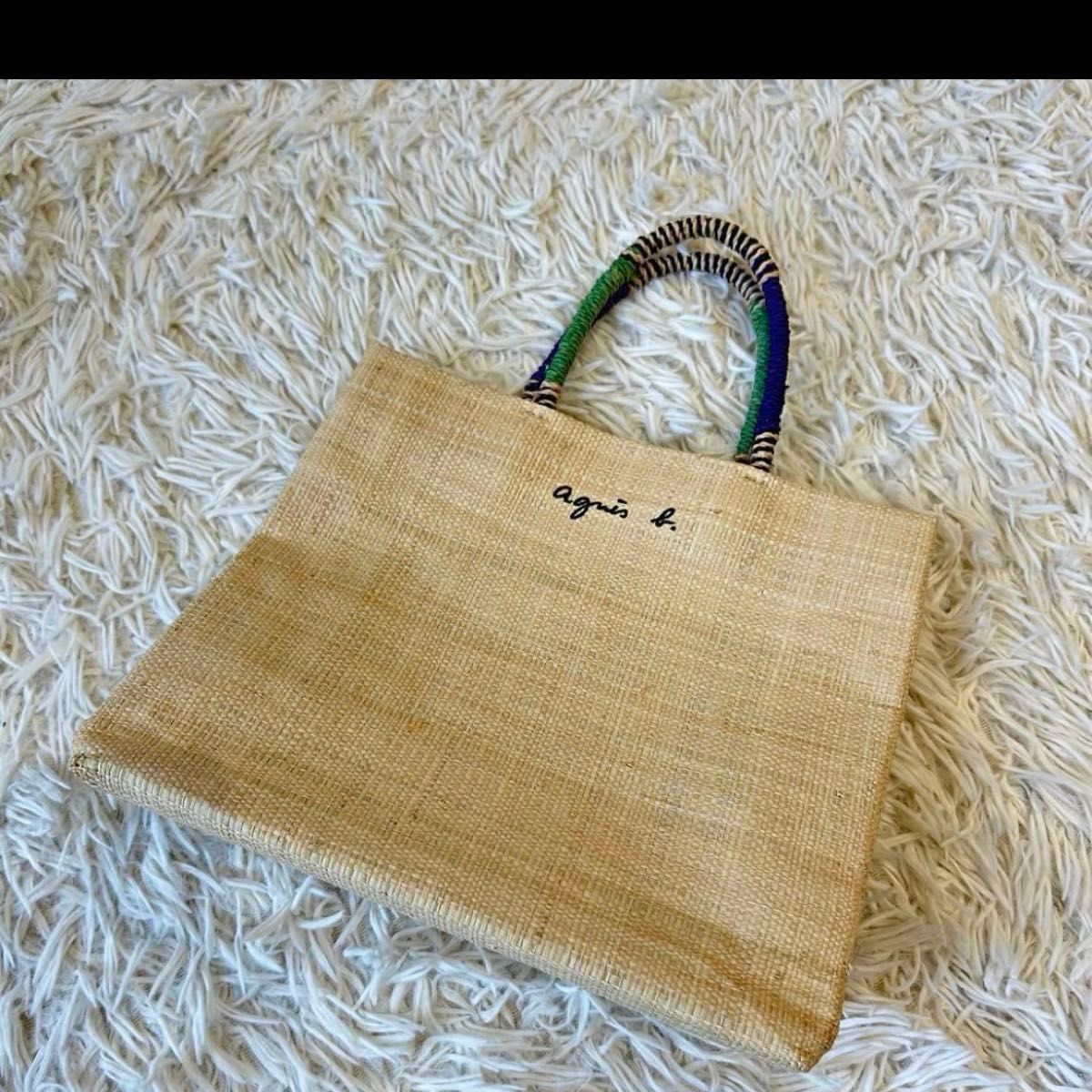 agnes b アニエス ベー マダガスカル トートバッグ カゴバッグ かご 夏