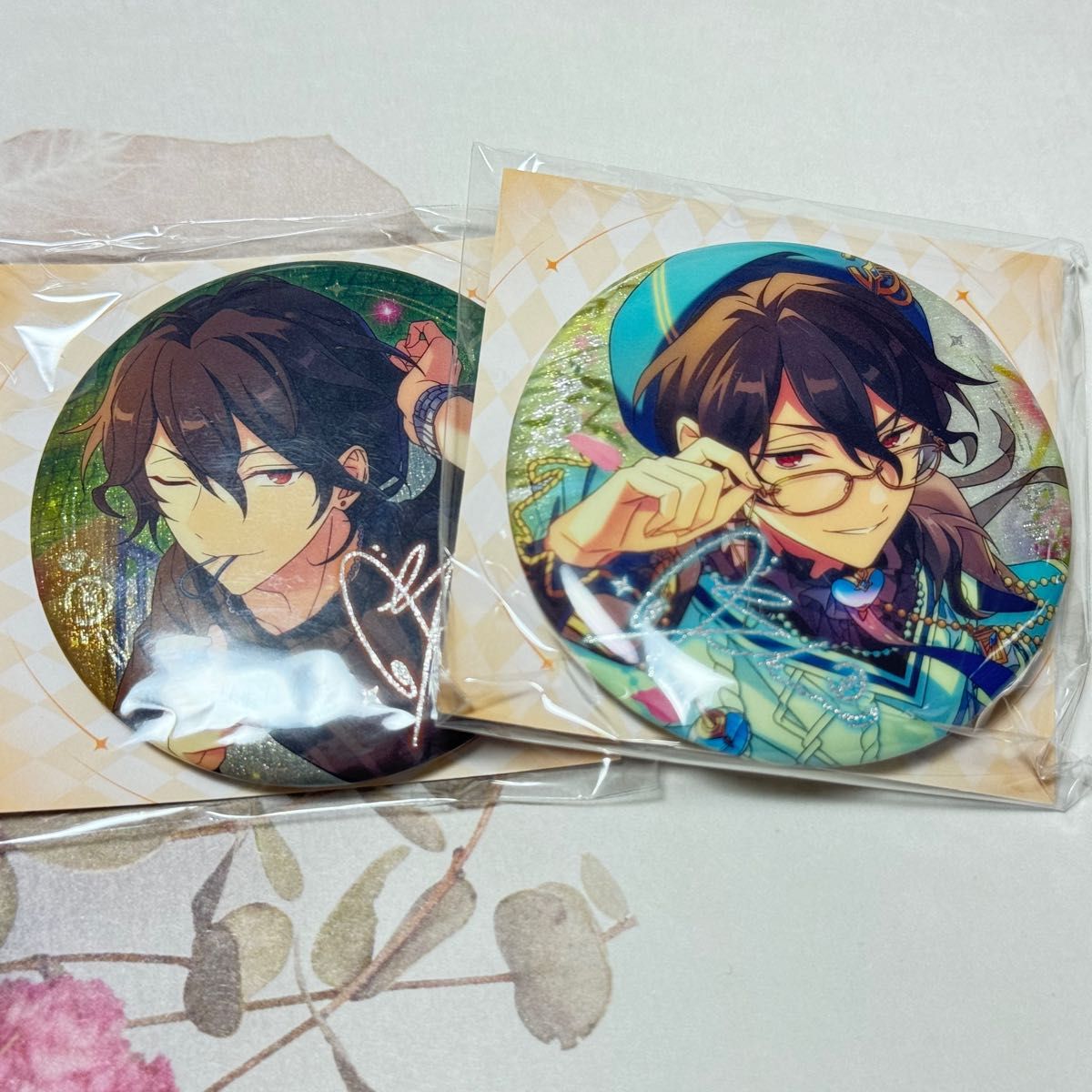 あんスタ 桜河こはく こはく 中国 招募缶バッジ 微章 B