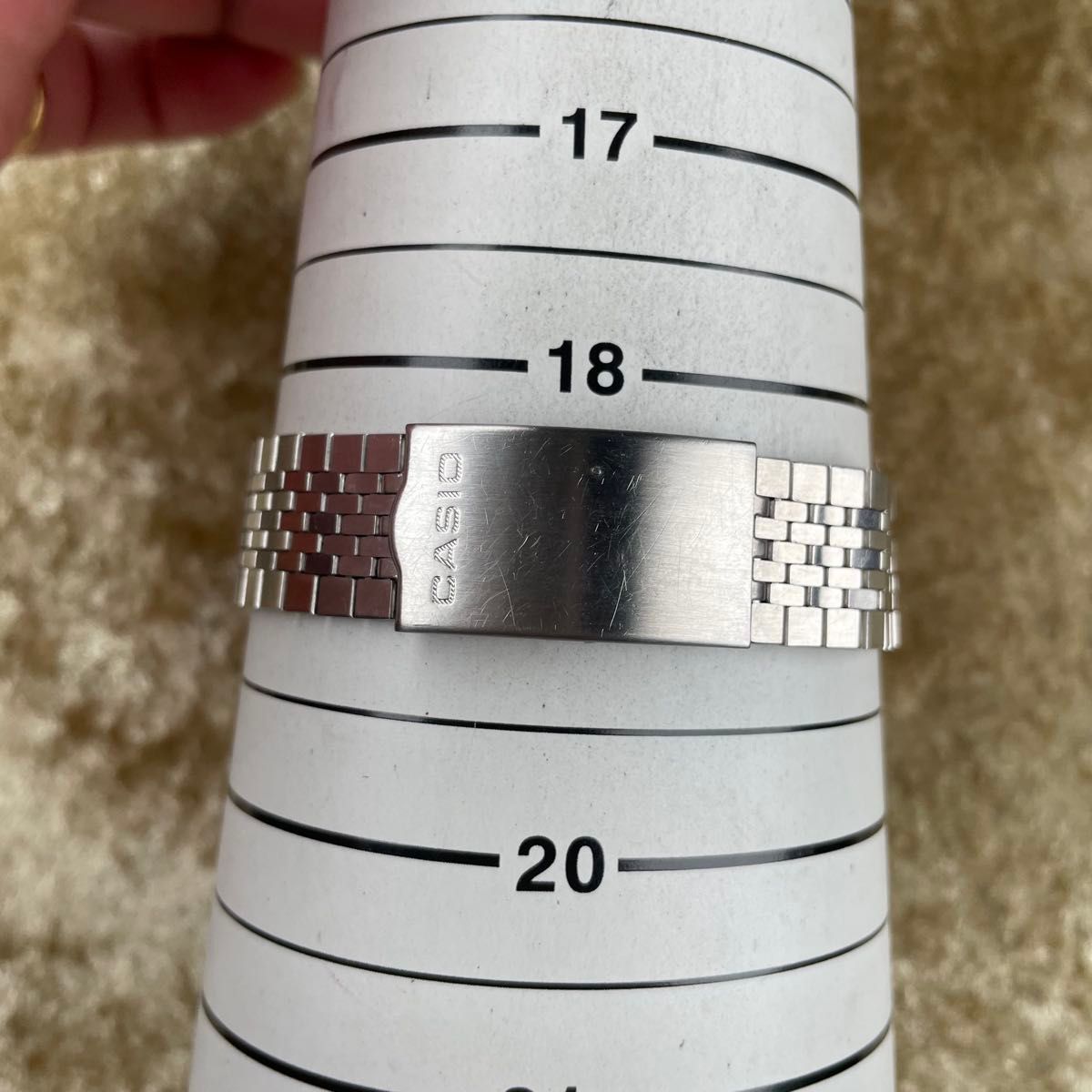 ビンテージ CASIO 希少 カジキ W-36 デジタル オリジナルブレス