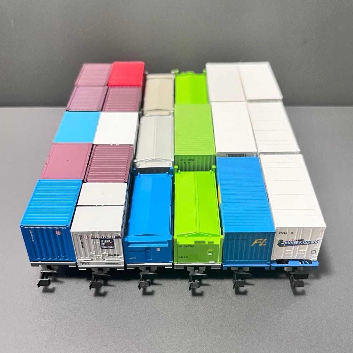 Nゲージ TOMIX コンテナ貨車 12両 コキ105・106・107 ＆ KATO・TOMIX