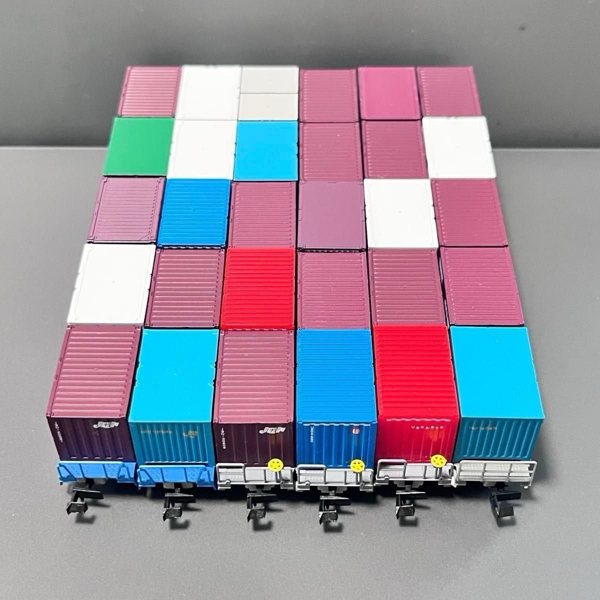 Nゲージ TOMIX コンテナ貨車 12両 コキ105・106・107 ＆ KATO・TOMIX
