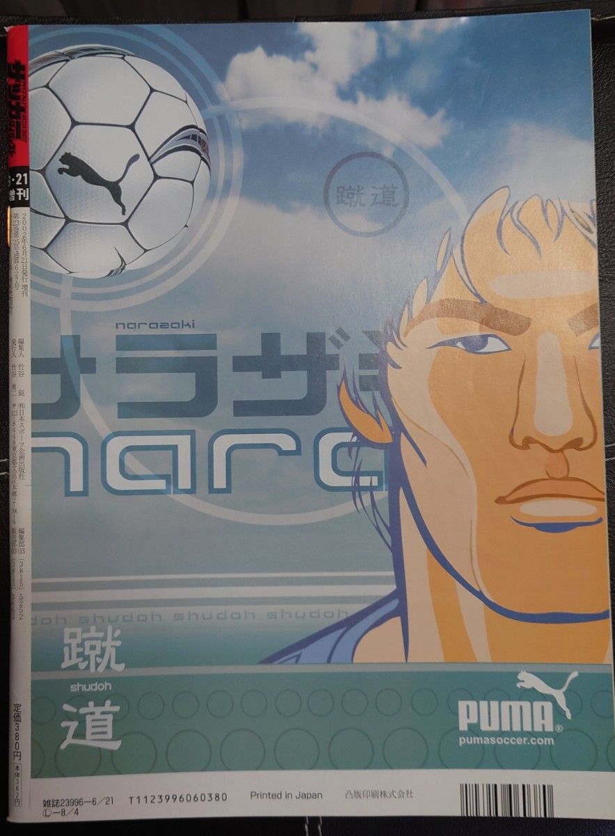 2002 サッカー ワールドカップ 稲本潤一 雑誌 平成14年 WORLD CUP