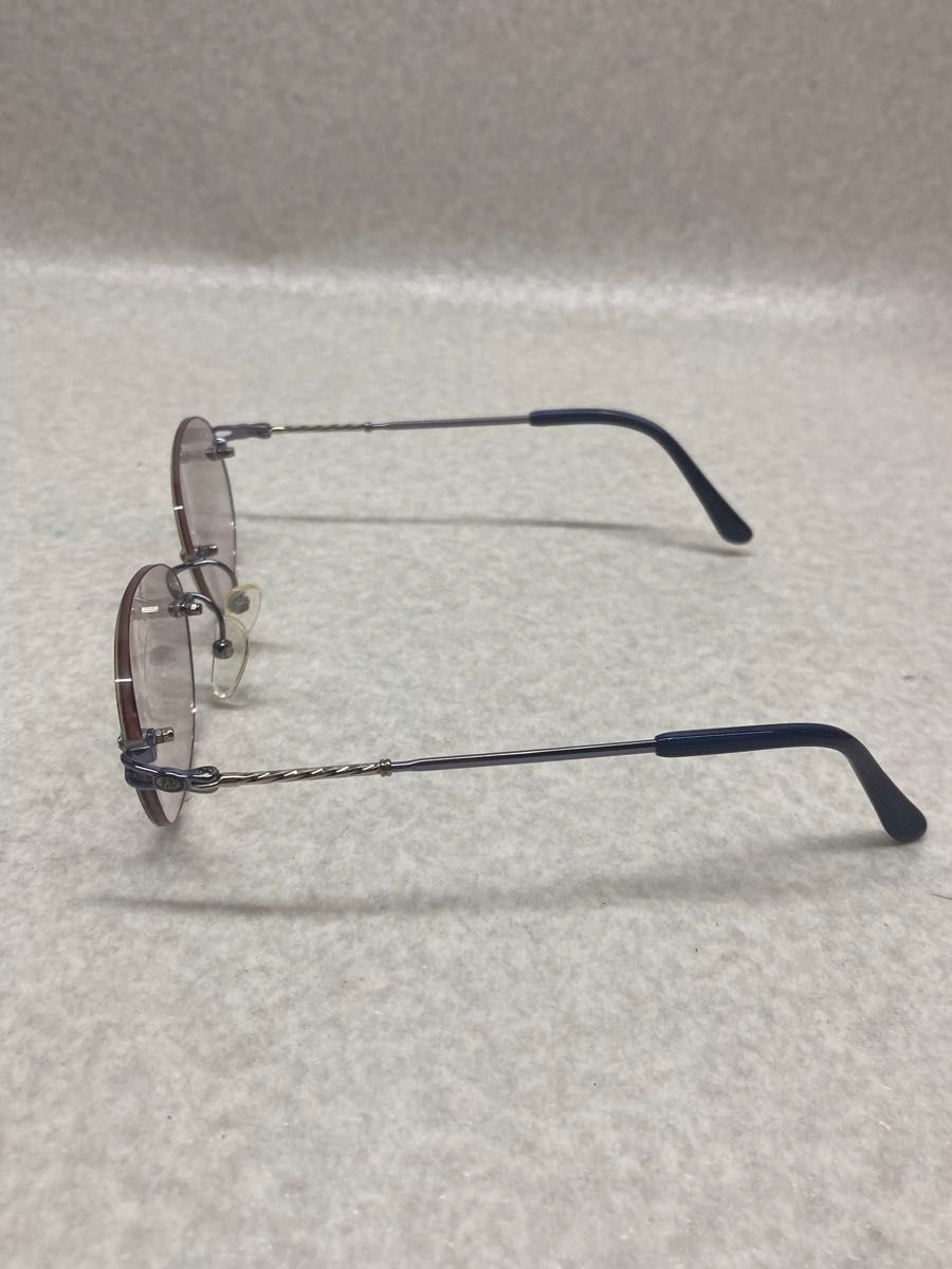 K14WG 14金 ホワイトゴールド レディース メガネ フレーム 度あり 総重