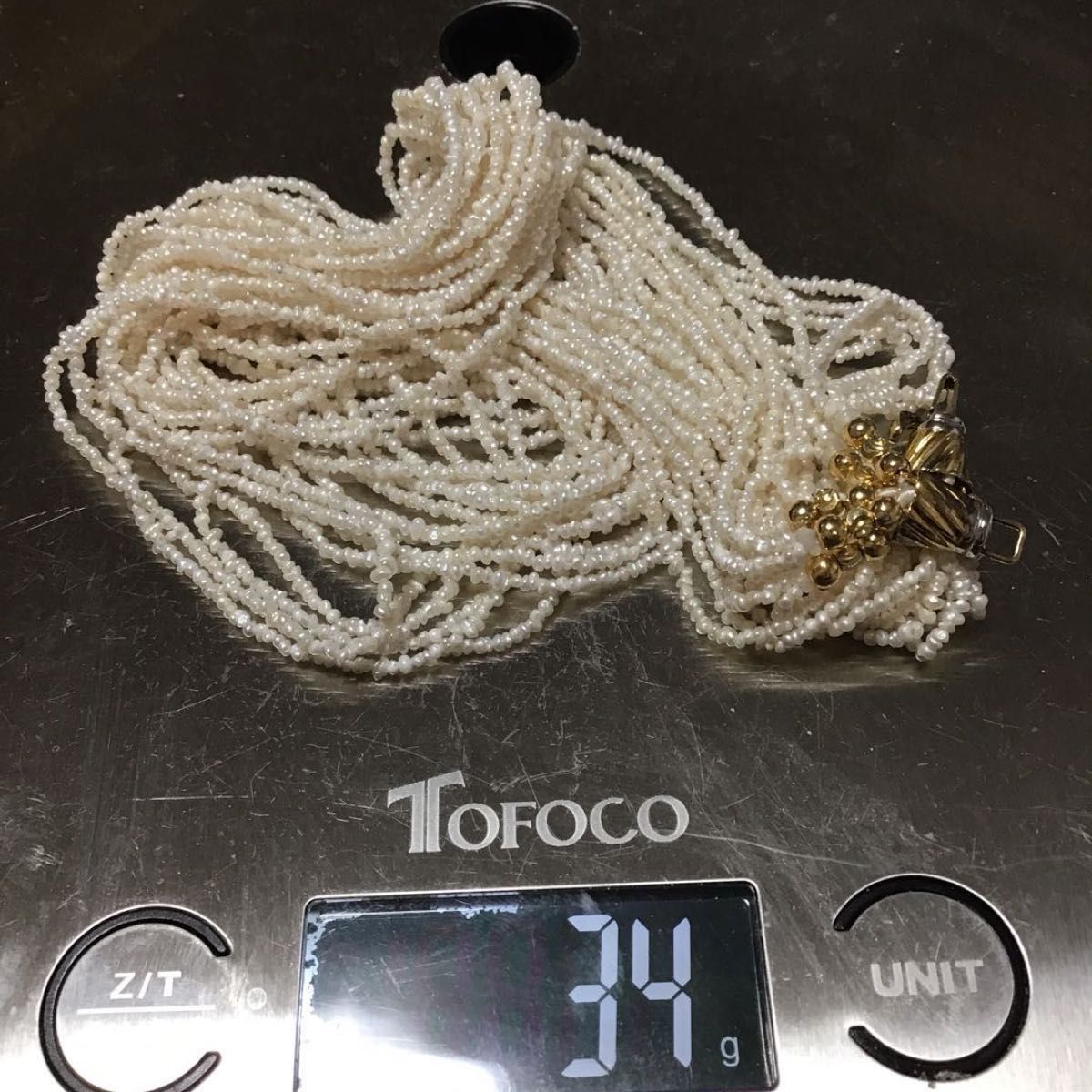 2点まとめ アコヤ真珠 砂芥子 砂ケシパール15連ネックレス ケ9 アコヤ