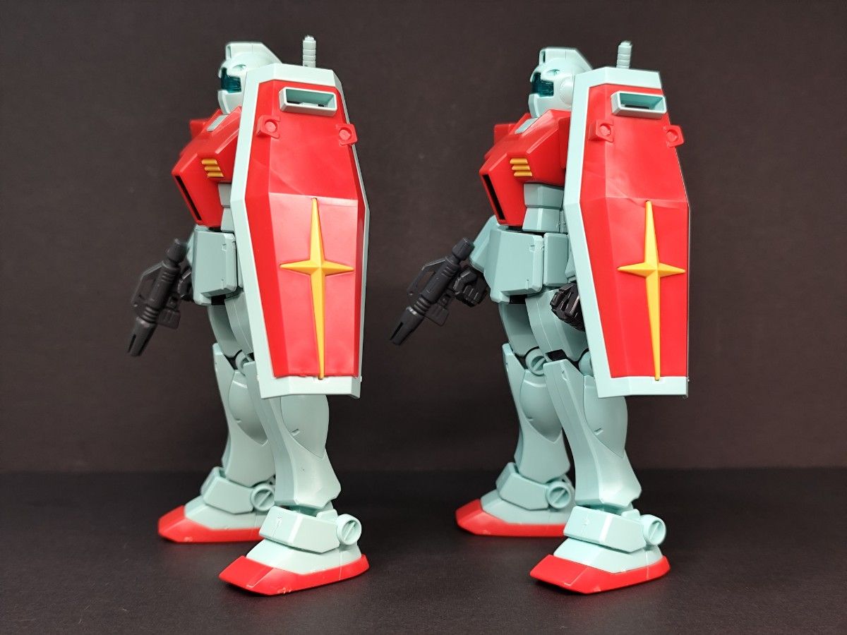 1/144 HGUC ジム 2体セット 組立済み完成品 RGM-79 HG ジャンク