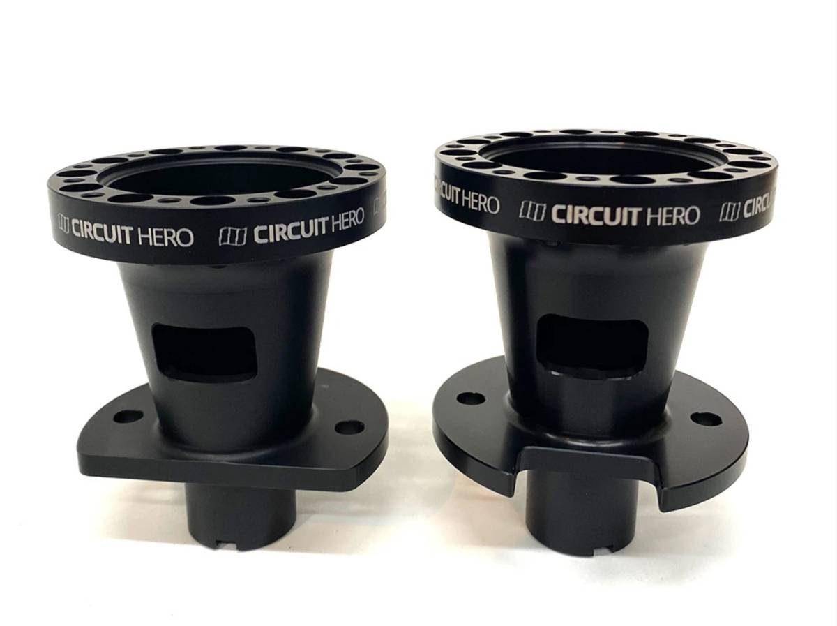 Yahoo!オークション - Circuit Heroステアリング ハブ ボス V2-BLACK U