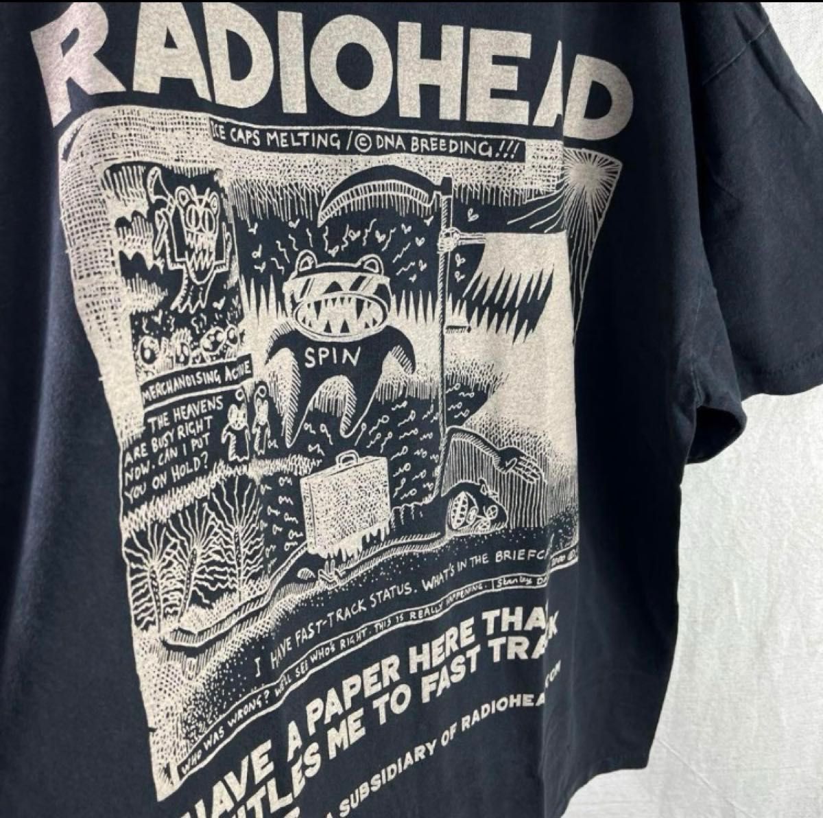 古着 RADIOHEAD レディオヘッド オーバーサイズ Tシャツ シングル