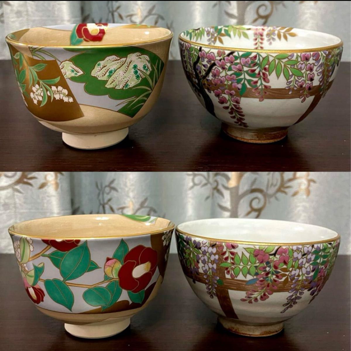 桑野睦子 抹茶茶碗 京都御所 御所の花十二ヶ月セット｜Yahoo!フリマ