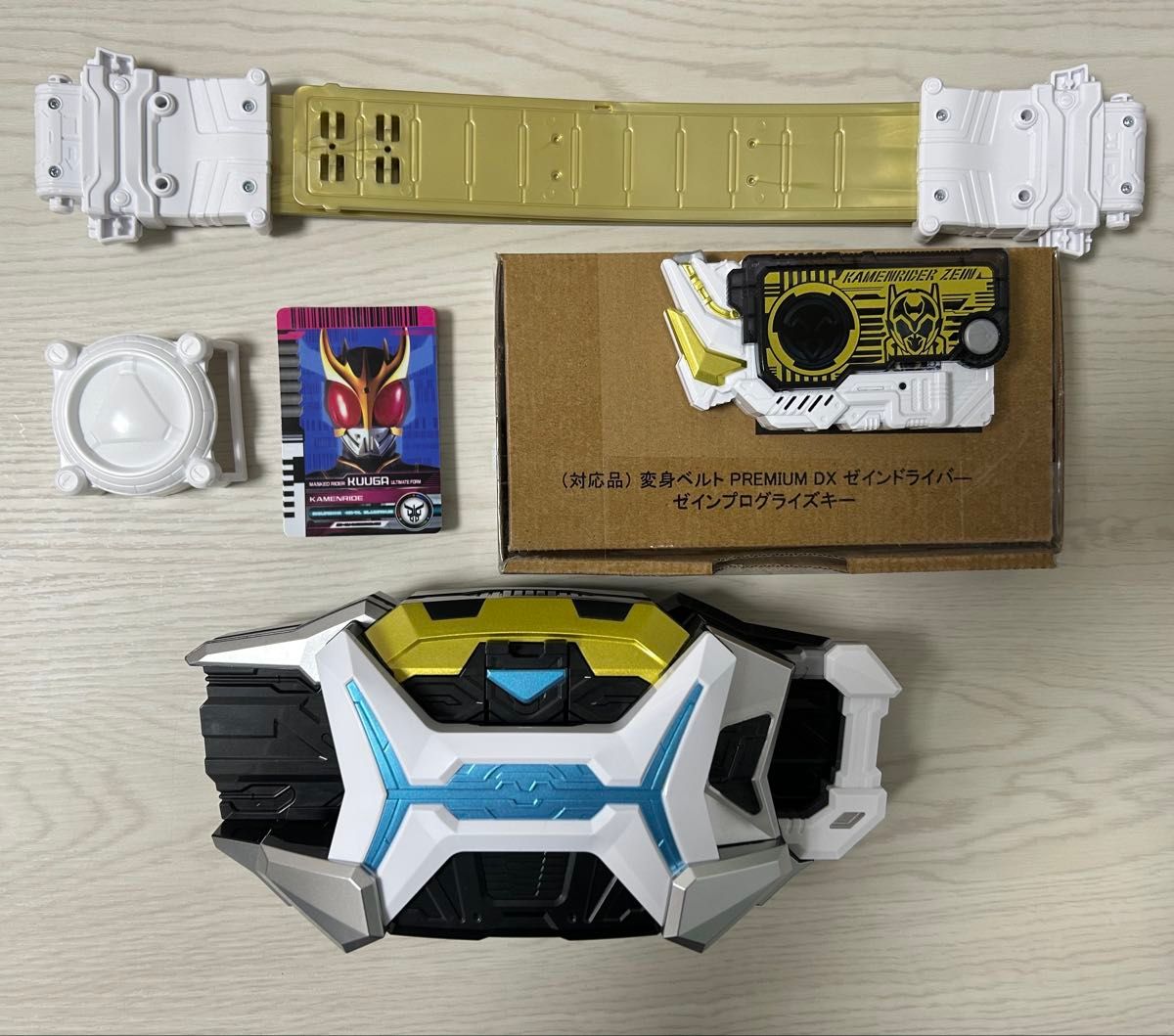 PREMIUM DXゼインドライバー&ゼインカードセット&修正版ゼインキー