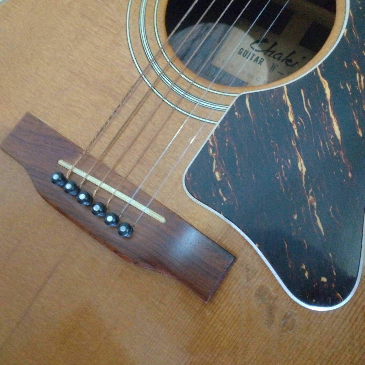 希少品 Chaki・チャキ・W－80・裏板 側面ハカランダ仕様 ギター