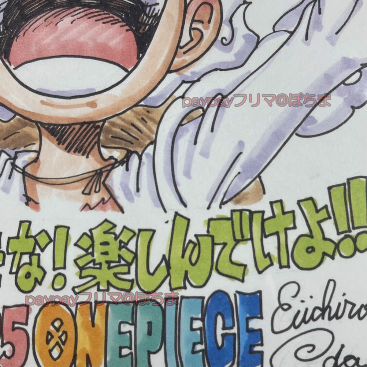 ワンピース ルフィ ニカ ジャンプフェスタ2025 複製ミニ色紙 応募者