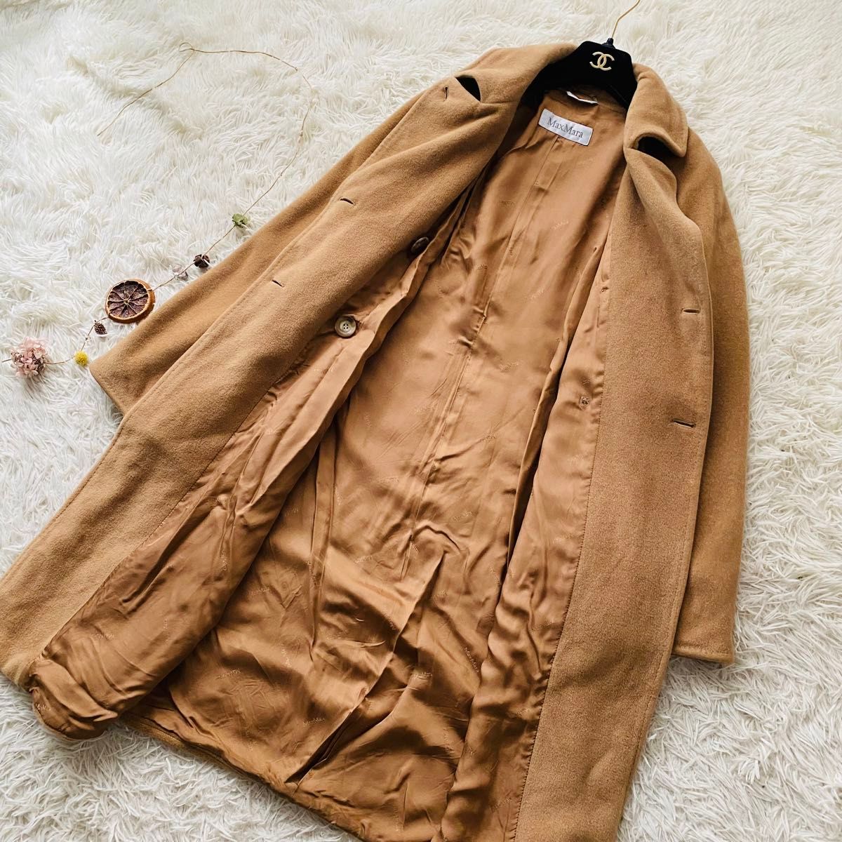 最高級白タグ Max Mara マックスマーラ カシミヤ ヴァージンウール