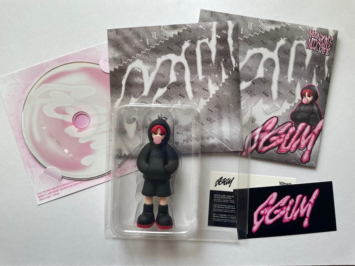 TXT ヨンジュン GGUM フィギュア付き CD アルバム 韓国 予約 Mixtape