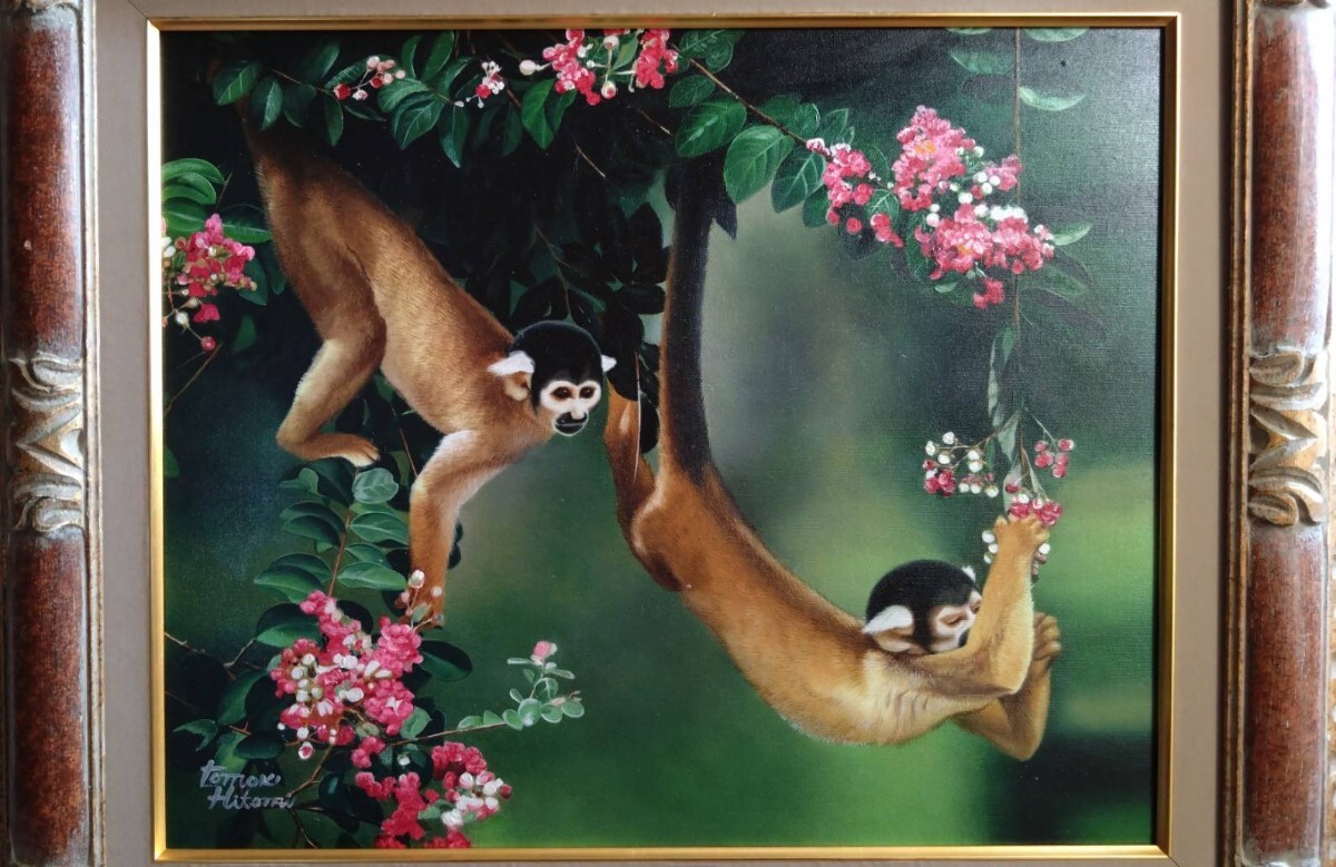 人見友紀 伝説の逃亡画家 油彩画 油絵 10号 人見友紀