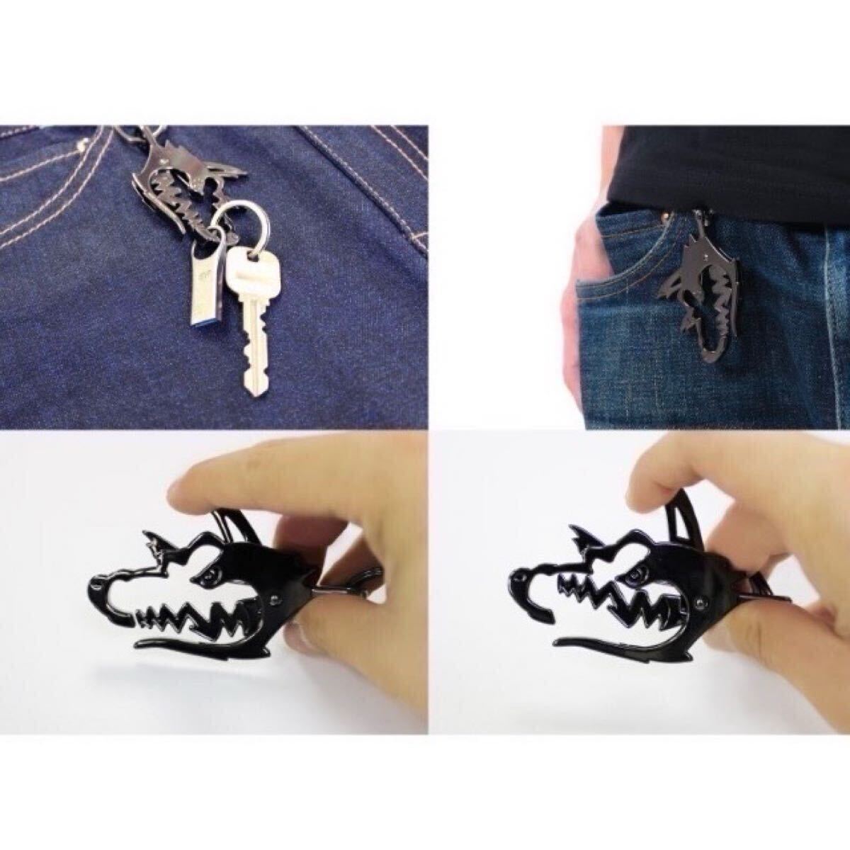 新品】MAN WITH A MISSION マンウィズ ロゴ カラビナ／古美 カラビナ