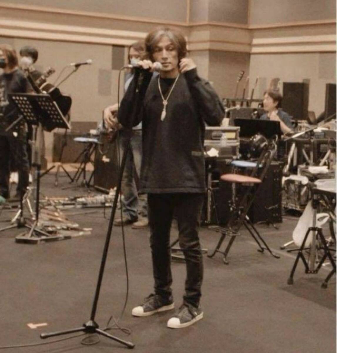 送料無料 Sサイズ B'z 稲葉さん 着用 ネイバーフッド スウェット