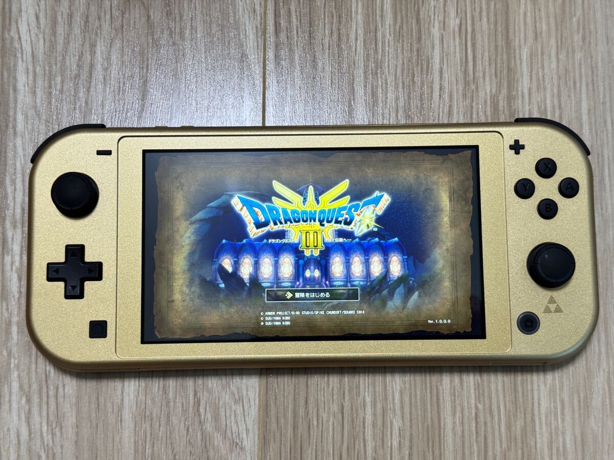 Switch Lite ハイラルエディション本体+ドラゴンクエスト3 Switch Lite