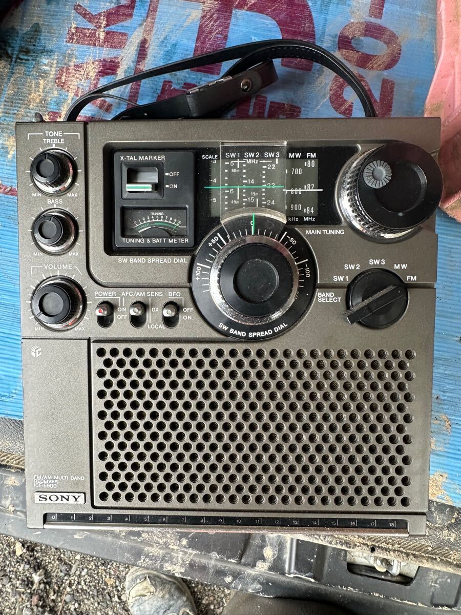 SONY ICF-5900 ラジオ・コンポ SONY SW DUAL CONVERSATION SYSTEM