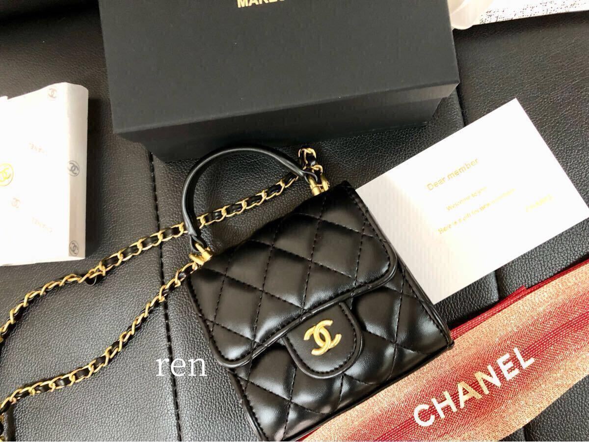 新品 CHANEL シャネル ノベルティ ショルダーバッグ ミラー付き
