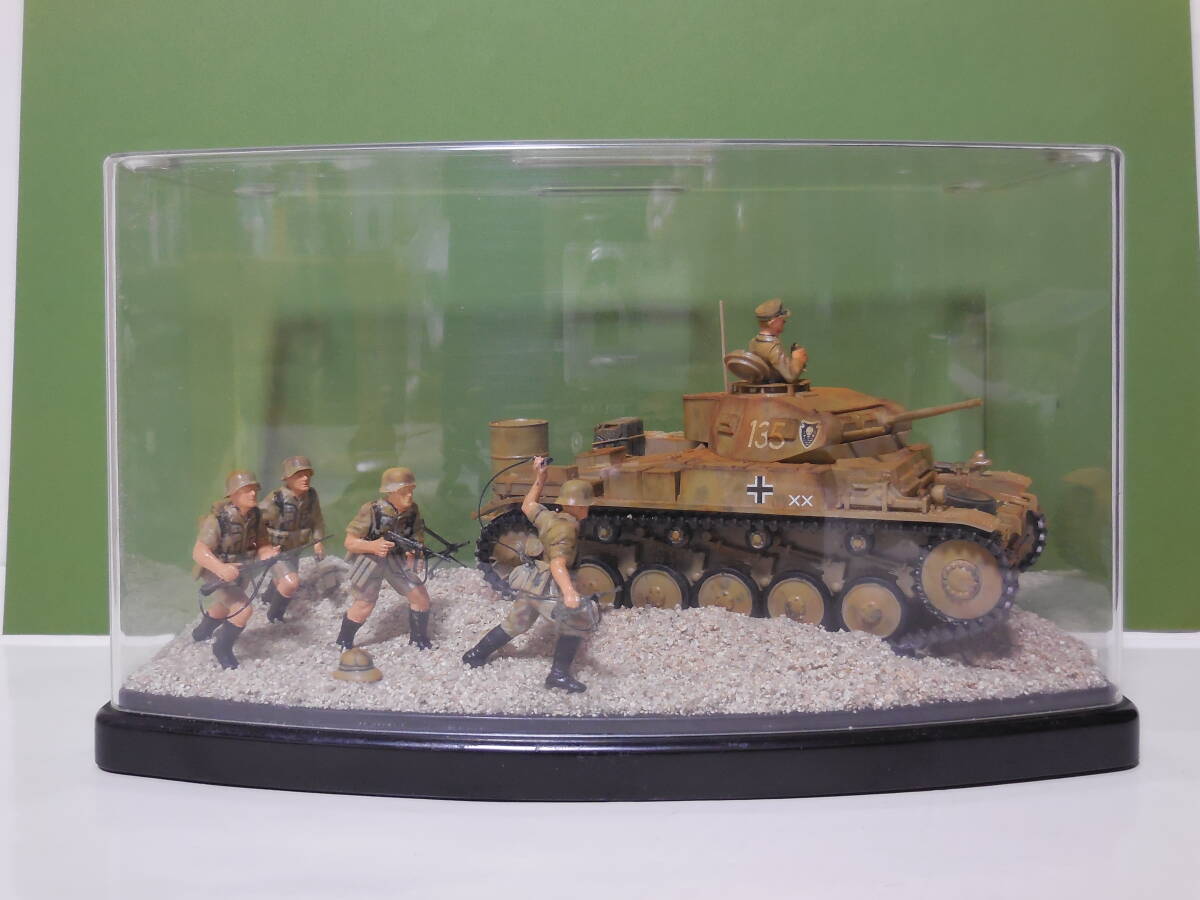 Yahoo!オークション - 1/35 ドイツ2号戦車 ジオラマ完成品 中古難あり