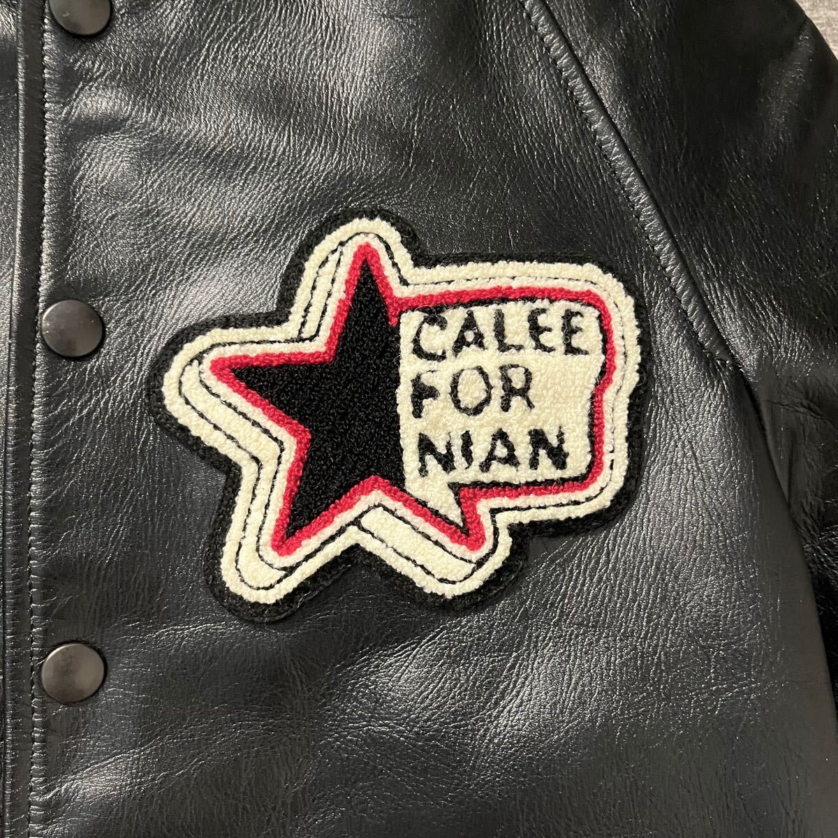 完売品 CALEE キャリー レザースタジャン ジャケット M レザー
