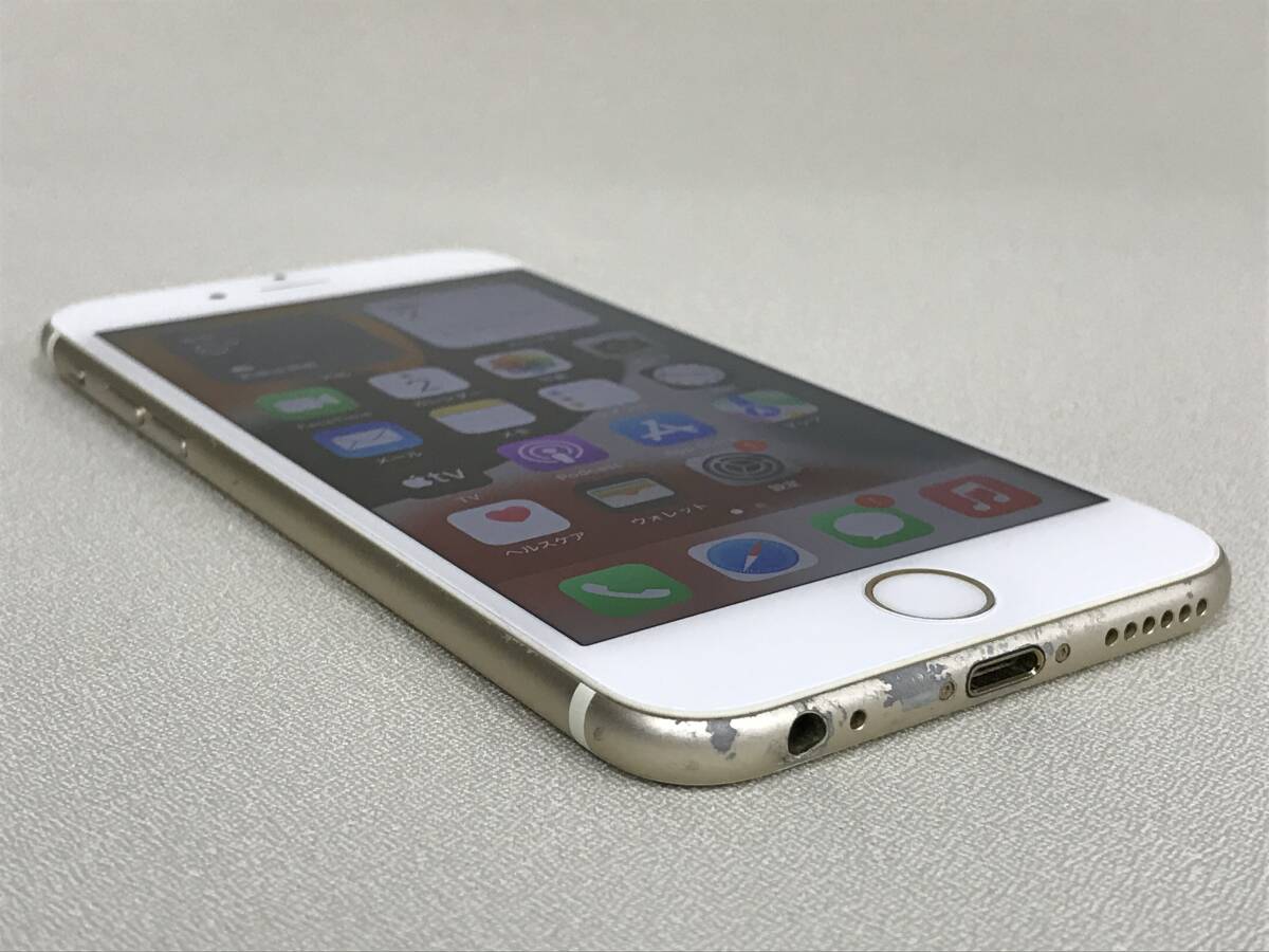 送料無料 iPhone 6s 64GB MKQQ2J/A ゴールド SIMFREE 解除済み 利用