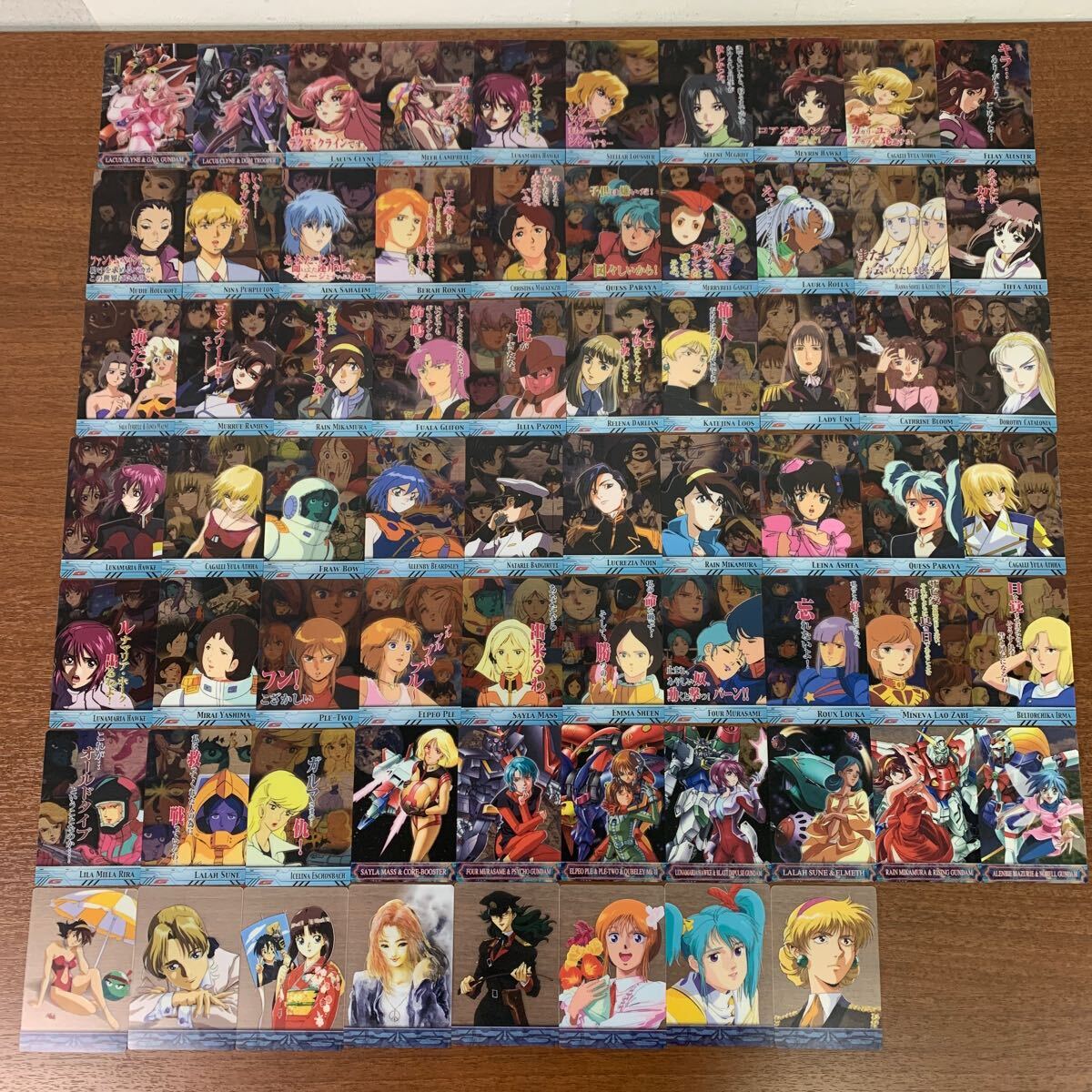 Yahoo!オークション - ① 森永 ガンダムヒロインズ ウェファーカード