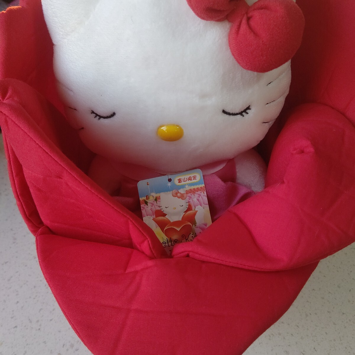 希少 ハローキティご当地 富山限定 チューリップ 根付け ハローキティ