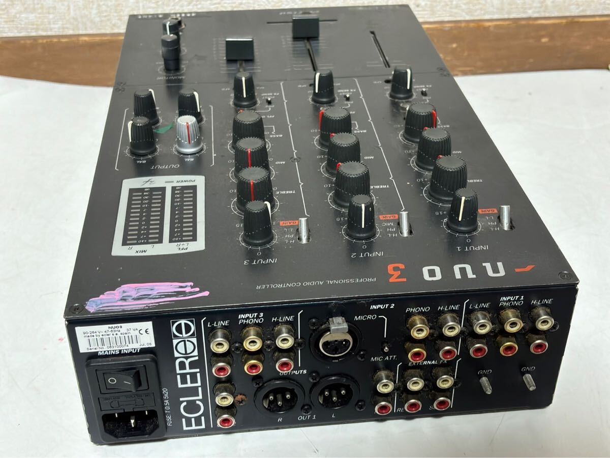 ジャンク ECLER NUO3 DJミキサー｜Yahoo!フリマ（旧PayPayフリマ）
