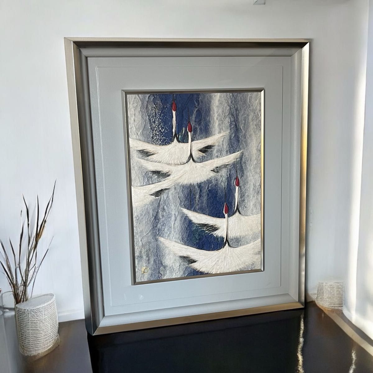 Sale【ART】新屋敷一平真筆(オープンカフェ)サムホール 【公式通販】