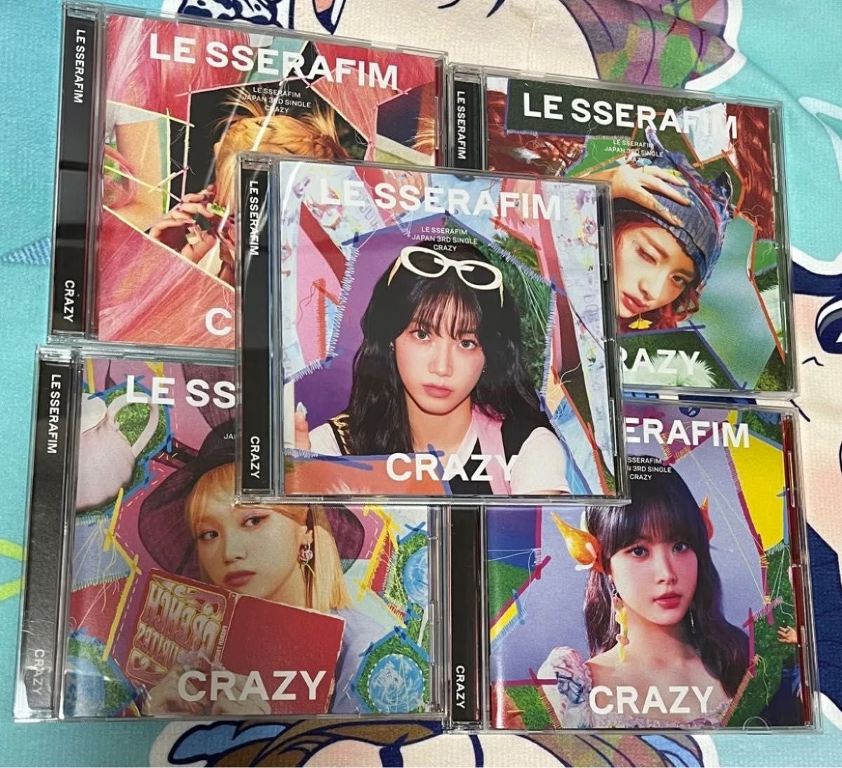 lesserafim crazy jp カード トレカ シリアルなし CD ルセラフィム