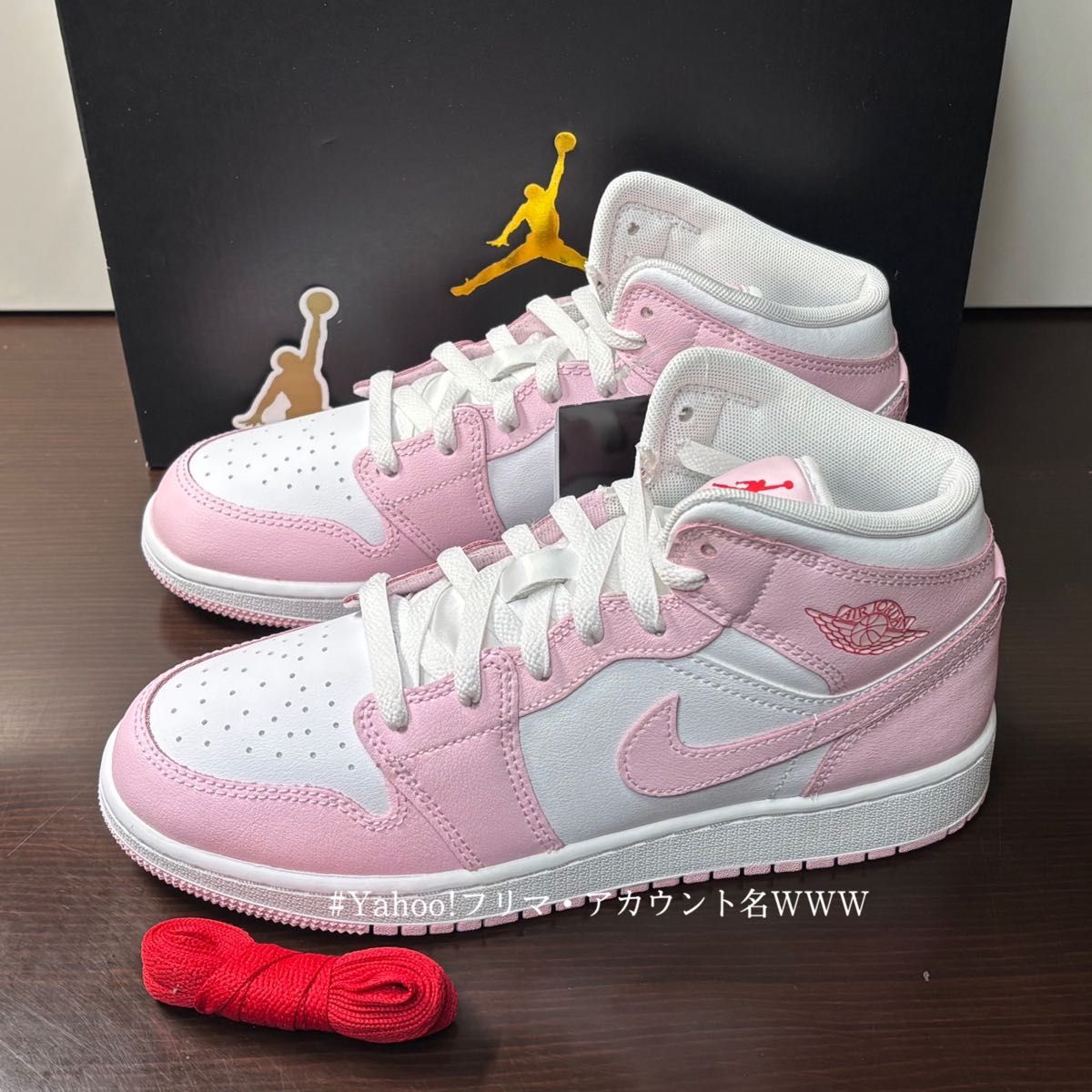 新品22 5cm】NIKE｜AIR JORDAN 1 MID (GS)｜エアジョーダン1｜ピンク