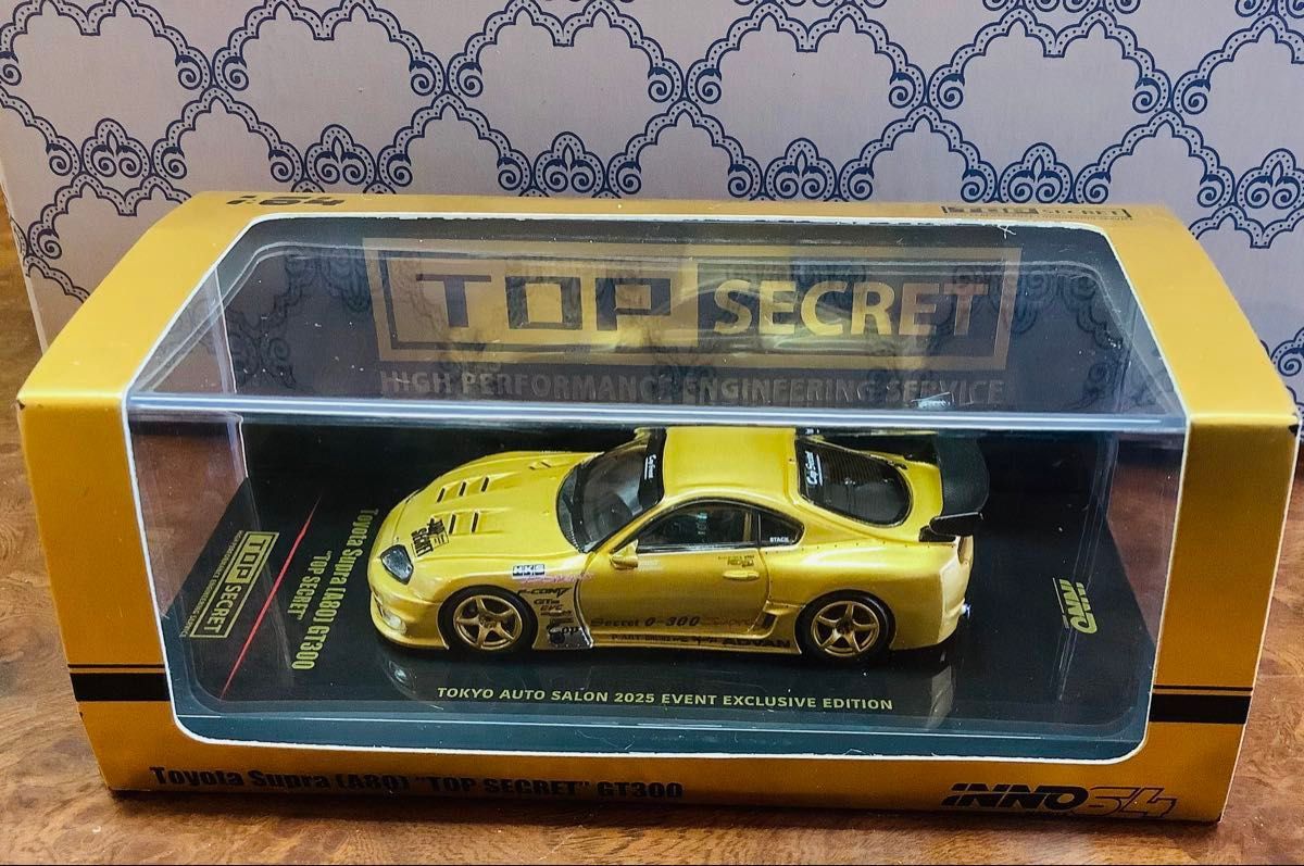 1/64 ミニカー INNO64 トヨタ スープラ A80 GT300トップシークレット