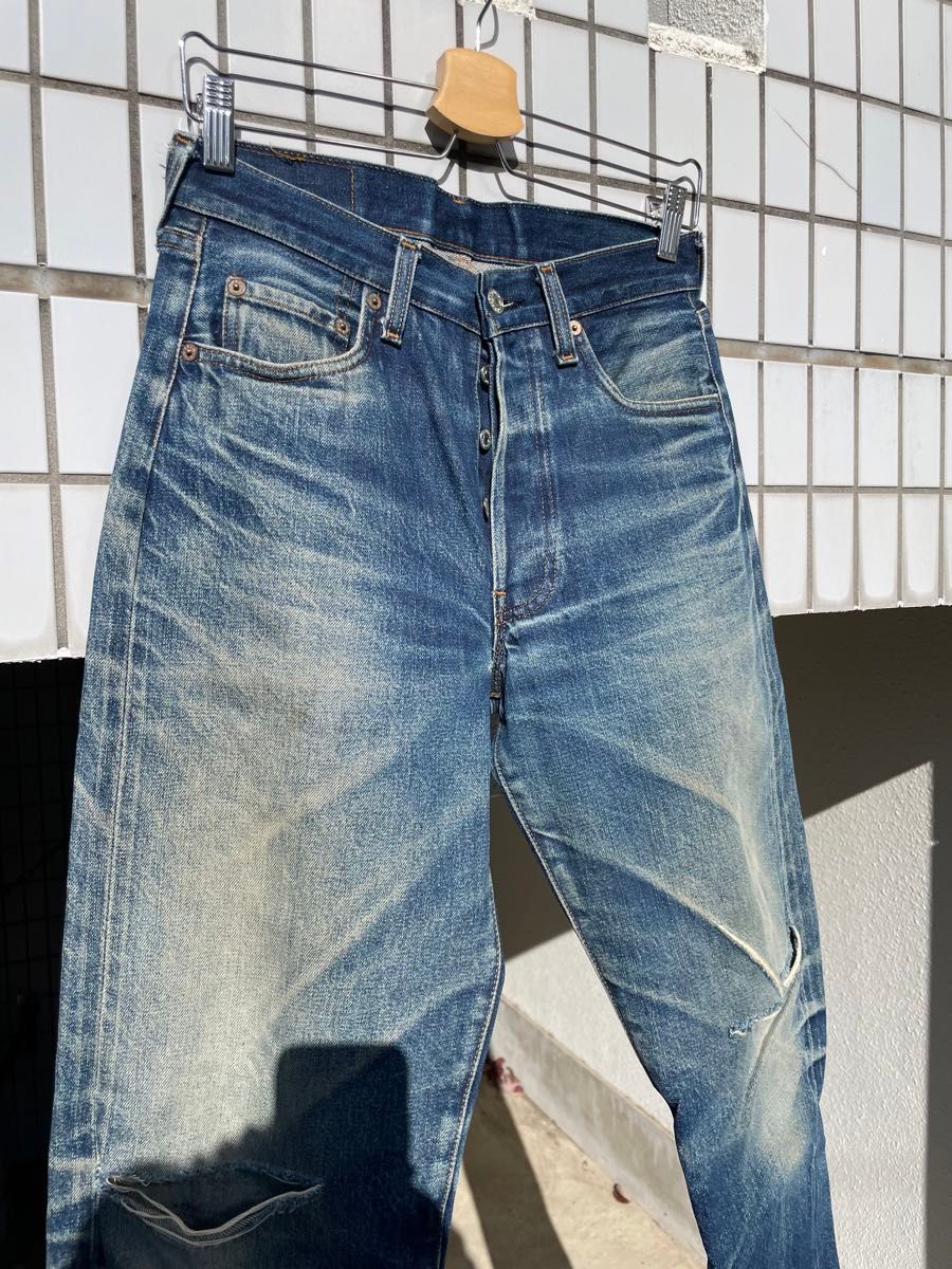 バレンシア工場91年9月リーバイス501 110周年ビックE赤耳鬼ヒゲ501xx