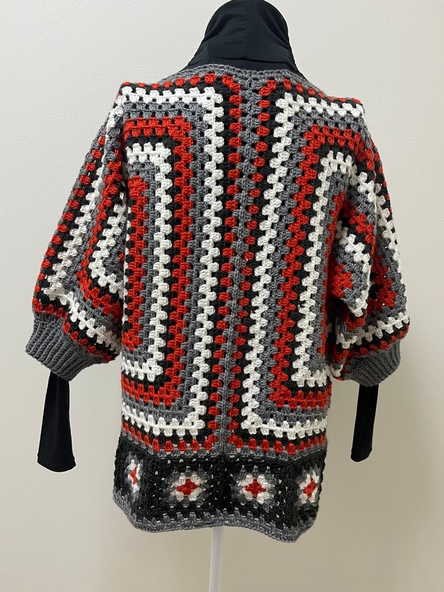 グラニースクエアカーディガン ハンドメイド｜Yahoo!フリマ（旧PayPay