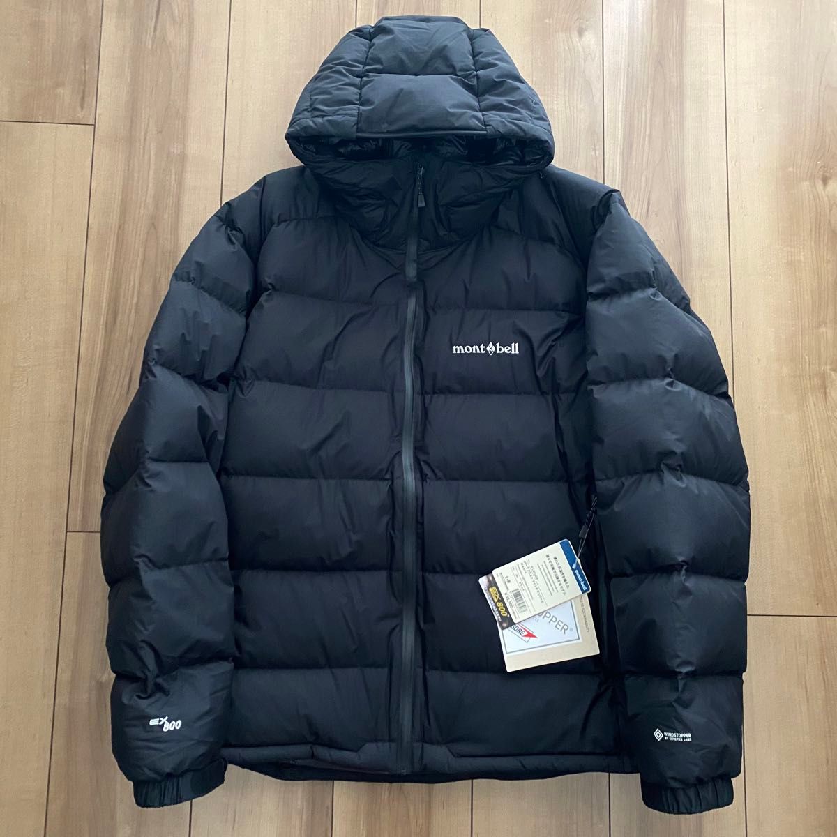 幻 L-R 黒 mont-bell モンベル 新作 パーマフロスト ライトダウン