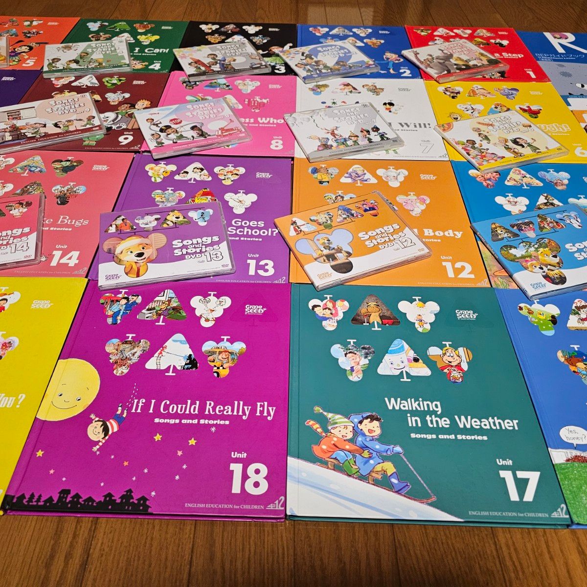 Grape SEED グレープシード 英語教材 ユニット1~20 CD・DVD付き 子ども