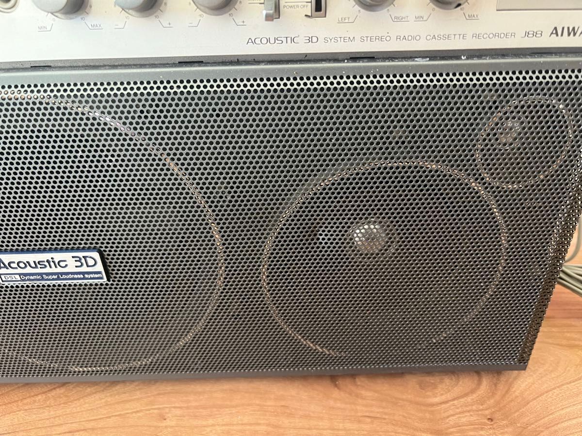 AIWA CS-J88 Acoustic 3D アイワ ラジカセ 昭和レトロ AIWA アイワ