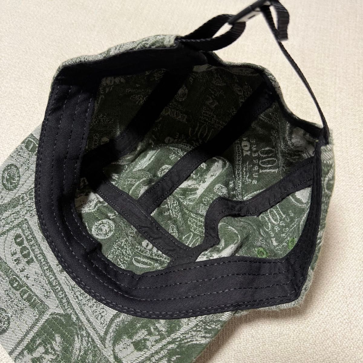 新品未使用 Supreme 100 Dollar Bill Camp Cap キャップ シュプリーム