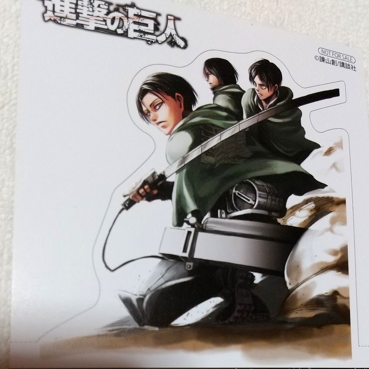 新品 劇場版 進撃の巨人 入場者特典 リヴァイ ポストカード ビジュアル