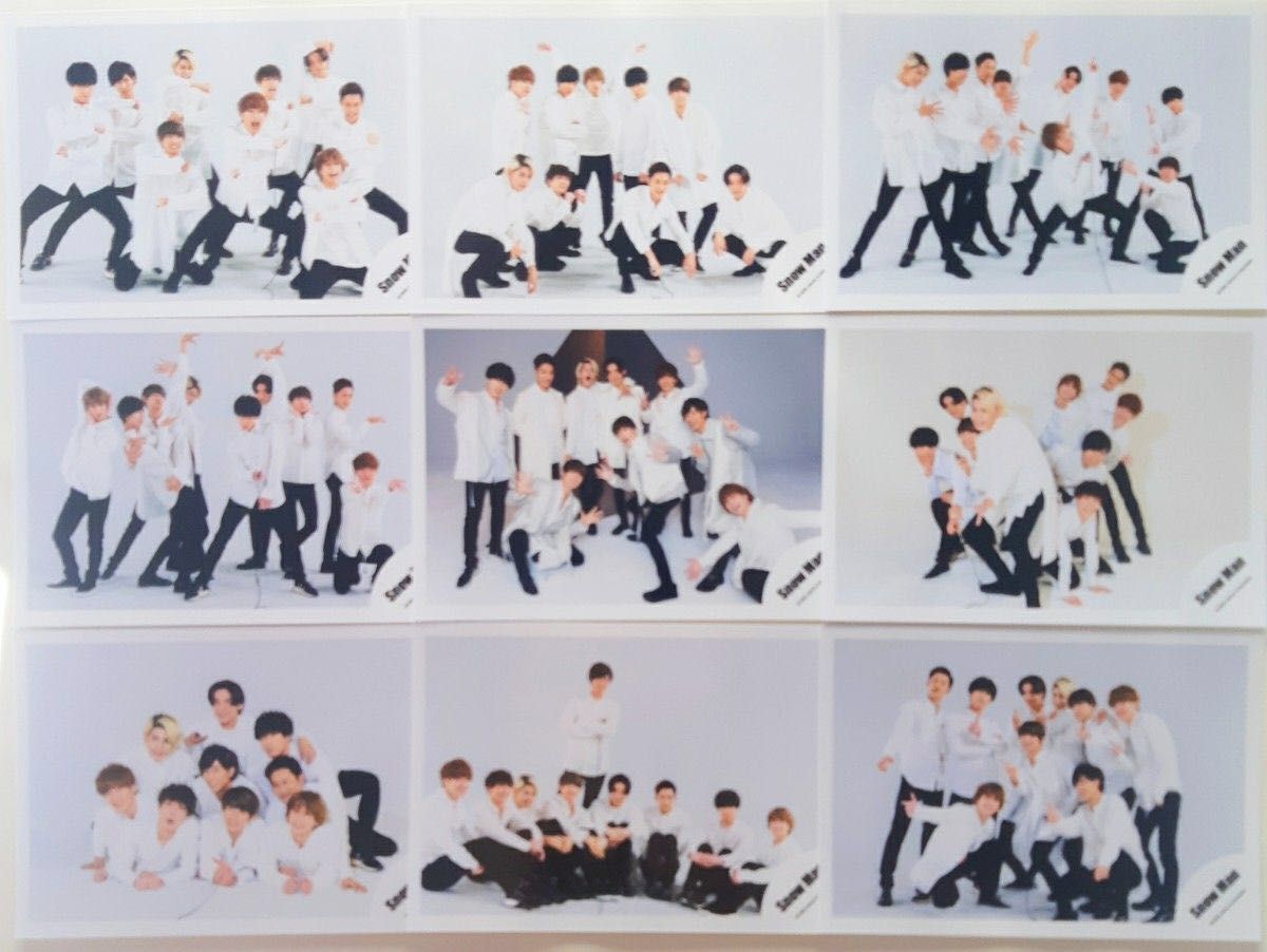 公式写真48枚セット Snow Man 集合 混合 まとめ売り L453｜Yahoo